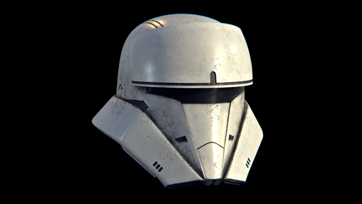 serbatoio soldato casco stella guerre canaglia forma spillo 3d print model - Mito3D