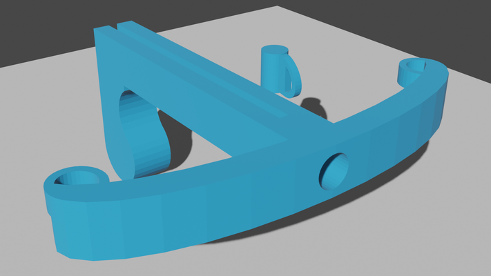 mini balestra forma spillo 3d print model - Mito3D