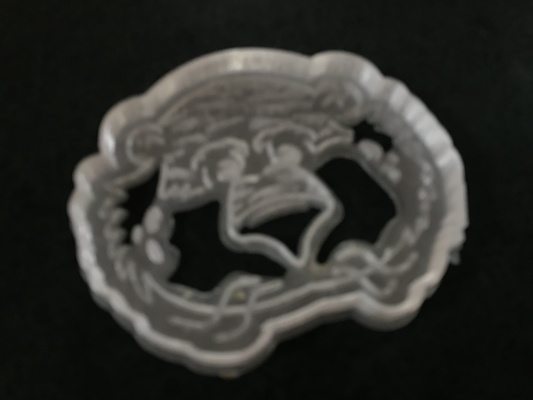biscoito cortador desenho animado tigre cabeça alfinete 3d print model - Mito3D