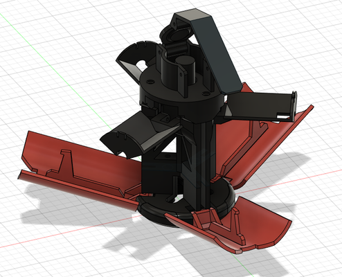 airsoft banda elástica impacto granada forma alfiler 3d print model - Mito3D