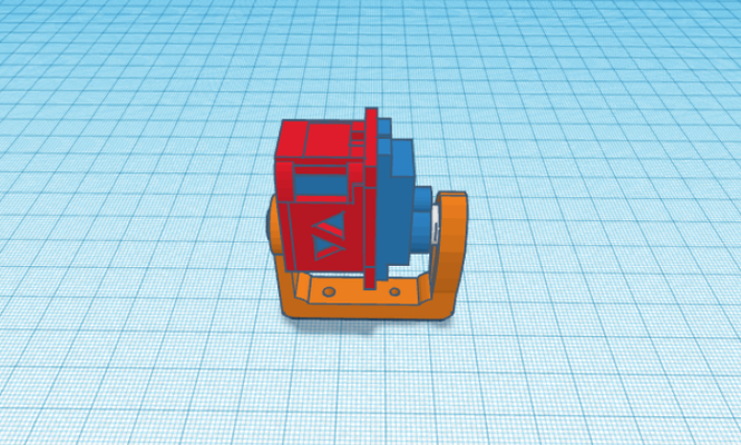 servo articulación forma alfiler arduino 3d print model - Mito3D