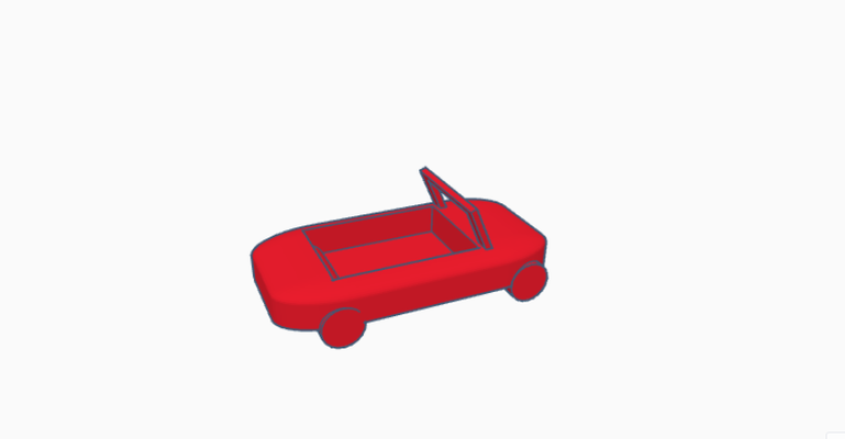 oyuncak araba iğne şekli 3d print model - Mito3D