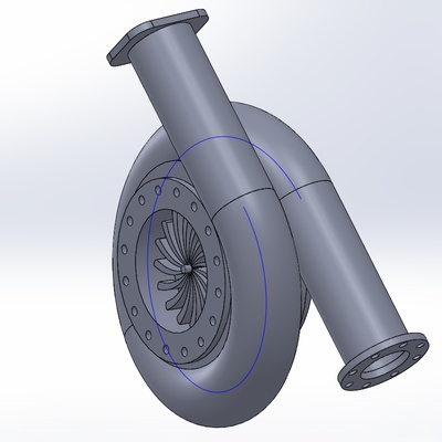 turbine forme d'épingle 3d print model - Mito3D
