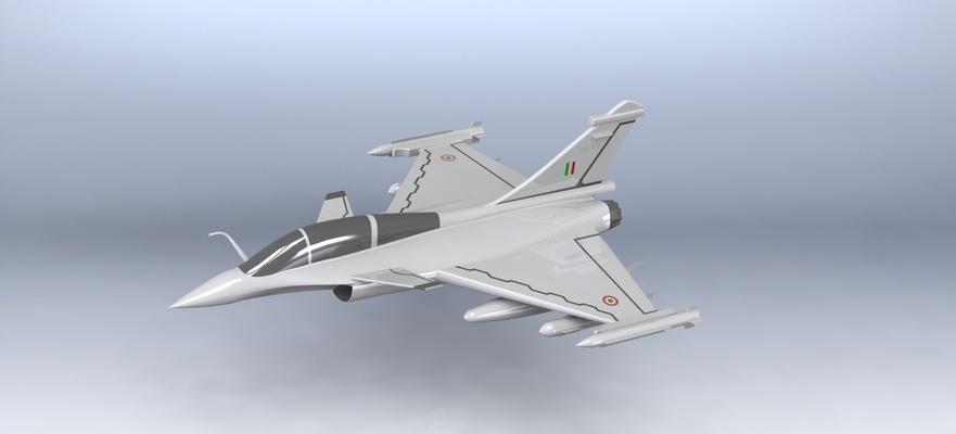 fırtına dövüşçü jet iğne şekli havacılık 3d print model - Mito3D