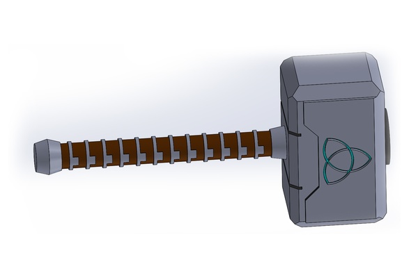 mjolnir pinshape 3d print model - Mito3D