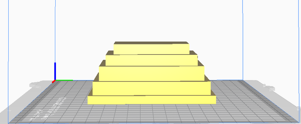 base piramide forma alfiler 3d print model - Mito3D