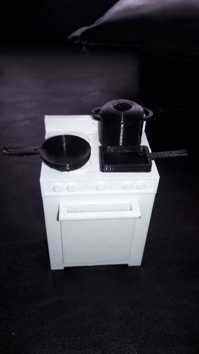 utensili de cocina forma spillo padella 3d print model - Mito3D