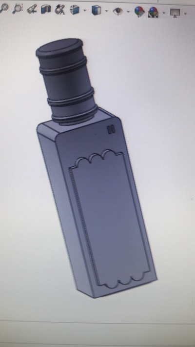 dispenser de agua pinshape 3d print model - Mito3D