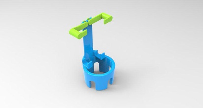 Telefon Becherhalter pinshape cup Zelle Auto 3d print model - Mito3D