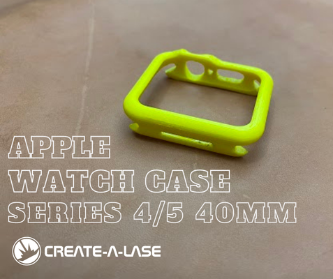 manzana reloj caso funda serie 4 5 40mm forma alfiler apple watch case 3d print model - Mito3D