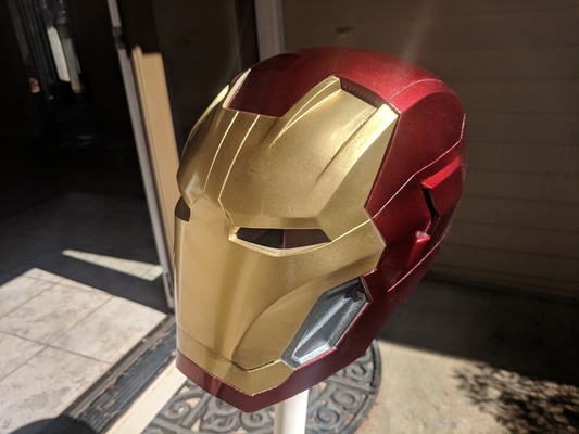 iron man mk 45 helmet avengers age of ultron pinshape ironman-helmet 3d print model - Mito3D