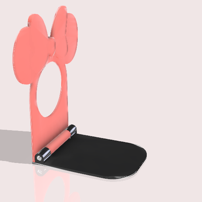 minnie rato carregador ficar pé alfinete phone accessories 3d print model - Mito3D