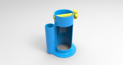 exprimidor pasta dientes tubo titular cepillo pinshape 3d print model - Mito3D