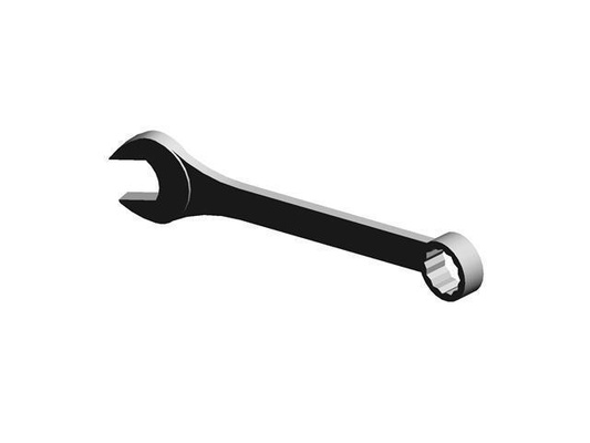 39 metric short combination wrenches pinshape wrench 3d print model - Mito3D
