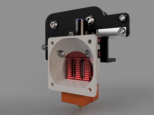 cr6 hotend ventilador dutos alfinete 3d print model - Mito3D