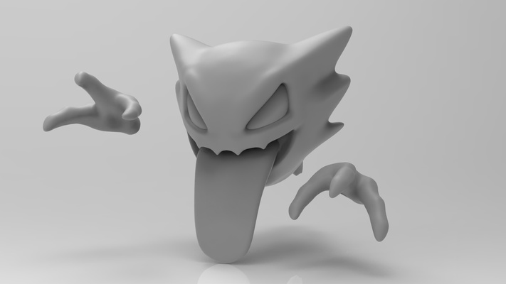 infestatore pokemon forma spillo haunter 3d print model - Mito3D
