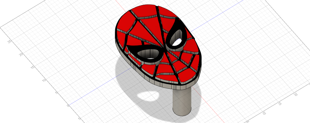 örümcek adam çıkış koruma iğne şekli araç ayarlamak 3d print model - Mito3D