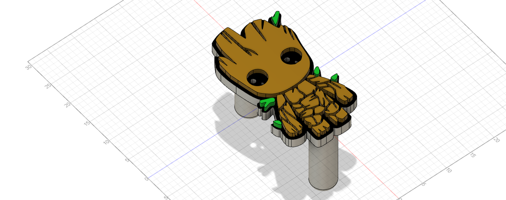 groot outlet protection pinshape tool 3d print model - Mito3D