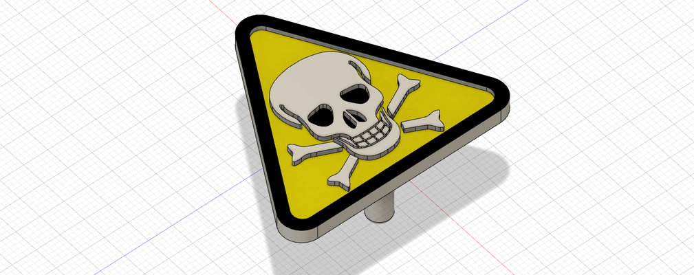 peligro toma corriente proteccion forma alfiler seguridad 3d print model - Mito3D