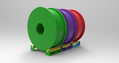 filament Halter v3 pinshape filamentchallenge 3d print model - Mito3D