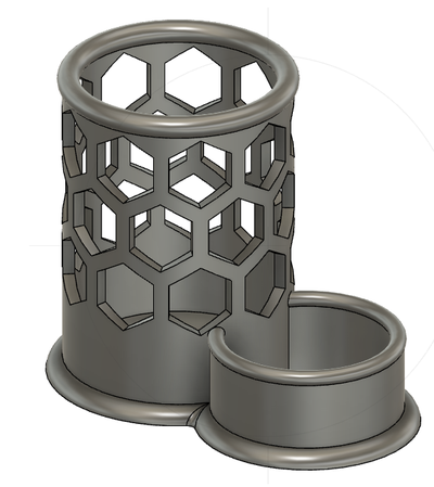 bleistift halter unterstützung tasse lager pinshape 3d print model - Mito3D