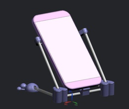 mobile phone support Herz version pinshape Unterstützung phome 3d print model - Mito3D