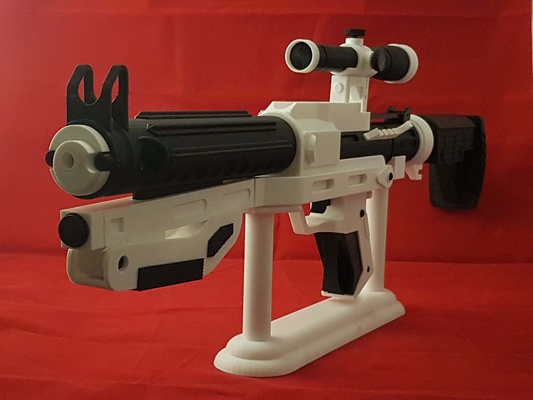 blaster 11d pinshape star gun 3d print model - Mito3D