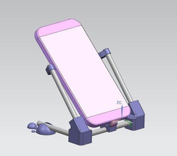 celular pinshape suporte 3d print model - Mito3D