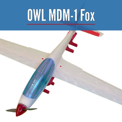 hibou mdm 1 renard tester dossiers forme d'épingle aile 3d print model - Mito3D