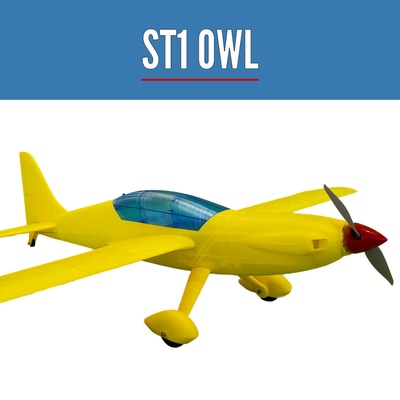 st1 owl sport trainer - test files pinshape wing 3d print model - Mito3D