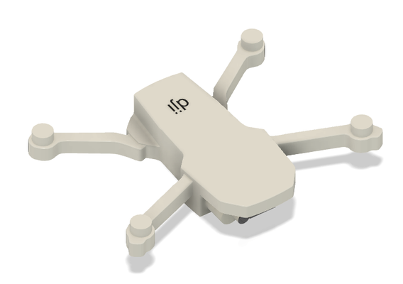 dji mavic mini forme d'épingle drone 3d print model - Mito3D