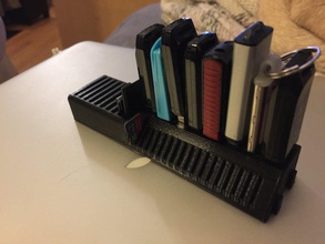 customized usb stick sd card holder pinshape 3d print model - Mito3D