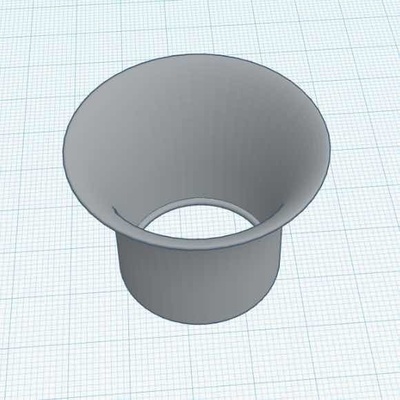 watch magnifier lens diameter 264 mm pinshape 3d print model - Mito3D