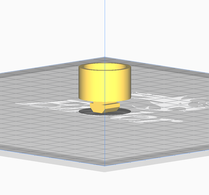 tutkal çubuk kulp destek ender 3 profesyonel iğne şekli ender3 3d print model - Mito3D
