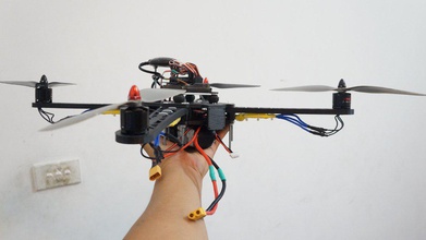 belo quadcopter tamanho 450 pequenas 20x15x15cm impressora 3d pinshape design helicóptero quad 3d print model - Mito3D