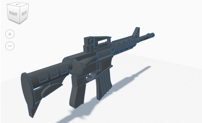 silah iğne şekli 1 piece 3d print model - Mito3D