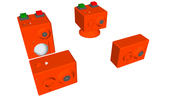 esp32-cam case type b pinshape 3d print model - Mito3D