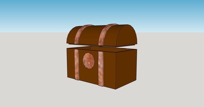 mini treasure chest pinshape 3d-design 3d print model - Mito3D