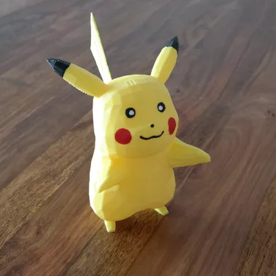 pikachu alfinete groot 3d print model - Mito3D