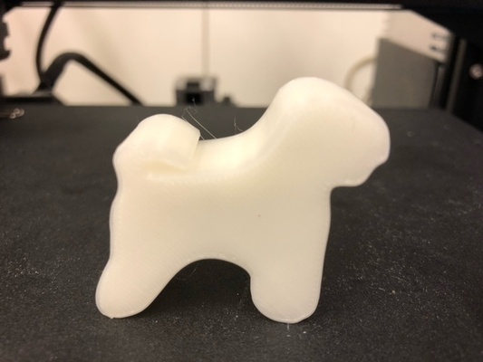 wheaten terrier box pinshape dog 3d print model - Mito3D