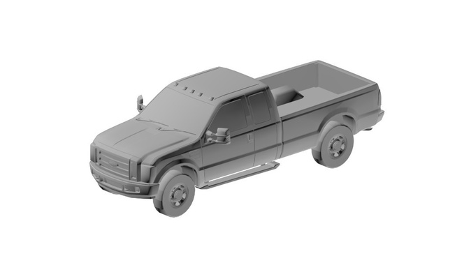 carro concept ford f 350 alfinete 3d 3d print model - Mito3D