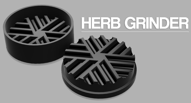 herbe broyeur forme d'épingle 3d print model - Mito3D