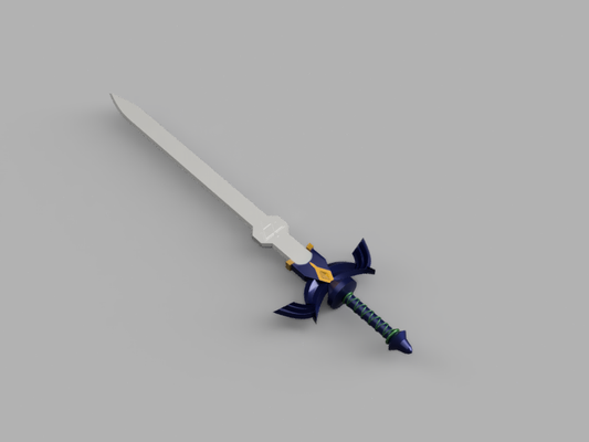 pequeno mestre espada legendas of zelda respiração selvagem alfinete 3d print model - Mito3D