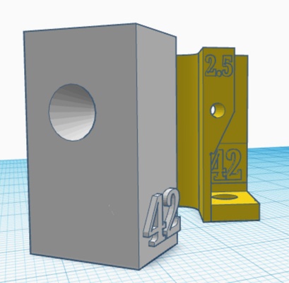 ender 3v2 bullseye iplik kılavuz iğne şekli 3d print model - Mito3D