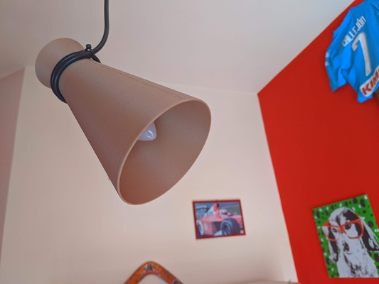 moderne lampe forme d'épingle 3d print model - Mito3D