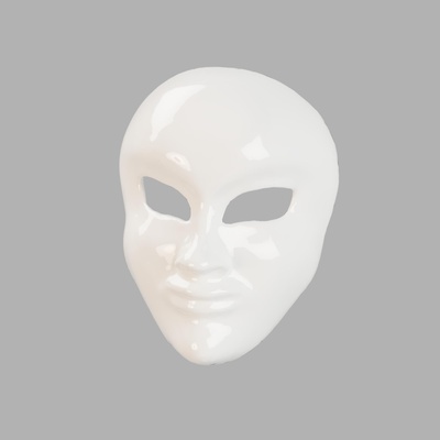 carnaval masque forme d'épingle 3d print model - Mito3D