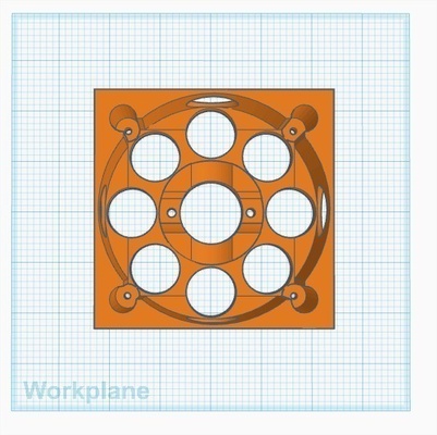 100mm ventilator gehege pinshape fan case 3d print model - Mito3D