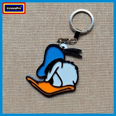 2 4 donald duck keychain pinshape 3d print model - Mito3D
