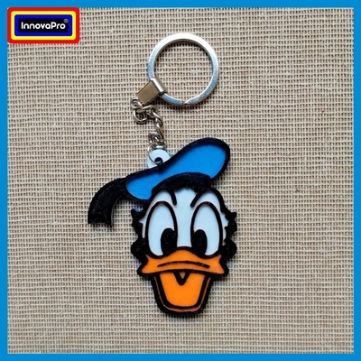 1 4 donald duck keychain pinshape 3d print model - Mito3D