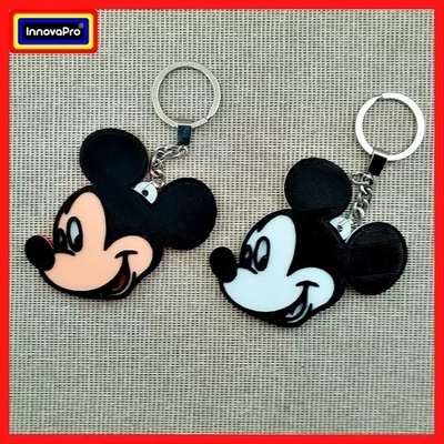 4 mickey mouse keychain pinshape 3d print model - Mito3D